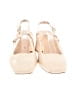 Ann Taylor 100% Leather Ivory Heels Size 6 - photo 2