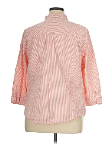 L.L.Bean 3/4 Sleeve Button-Down Shirt (view 2)