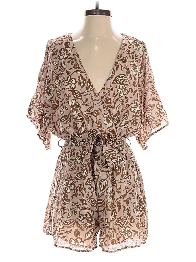 Pre-owned Gilli Romper In Brown