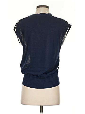 Tory Burch Short Sleeve Silk Top (view 2)