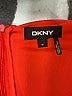 DKNY 100% Polyester Print Red Cocktail Dress Size 14 - photo 7