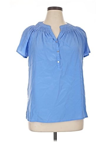 Dana Buchman Short Sleeve Blouse (view 1)