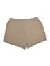 Bobi 100% Cotton Solid Tan Khaki Shorts Size M - photo 1