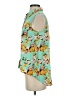 Pearl 100% Polyester Floral Teal Sleeveless Blouse Size S - photo 5