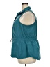 Athleta 100% Polyester Teal Sleeveless Blouse Size 2X - photo 5