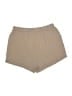 Bobi 100% Cotton Solid Tan Khaki Shorts Size M - photo 2