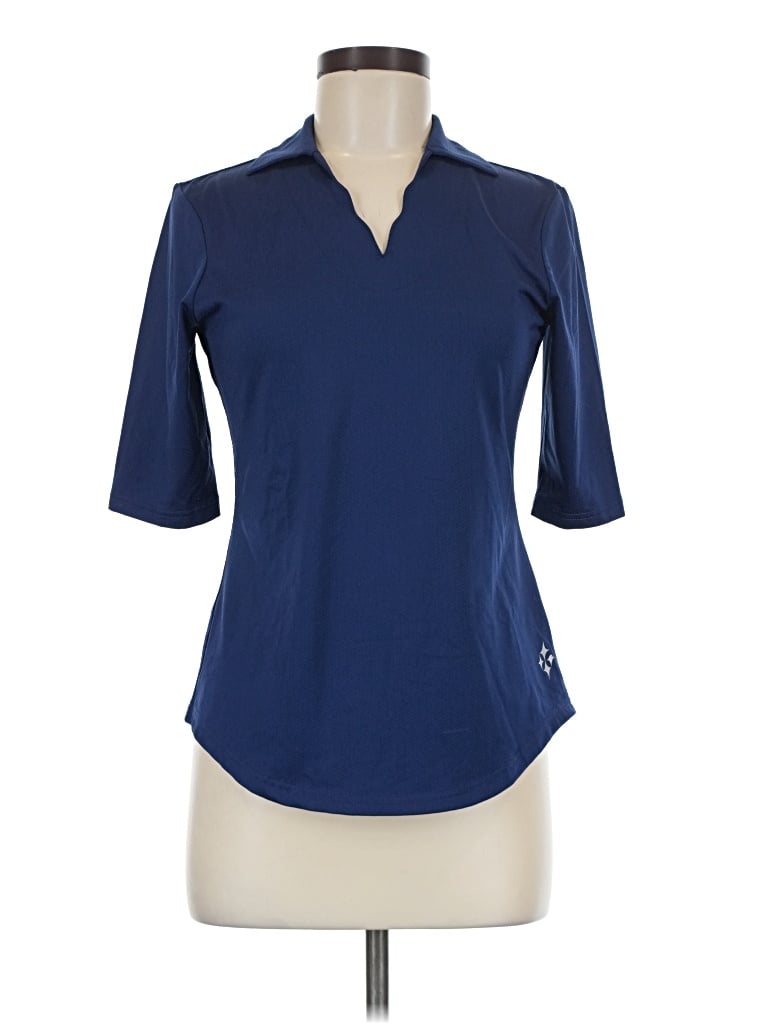 Pre-owned Jofit Short Sleeve Polo Shirt In Blue