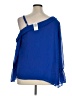 Torrid 100% Polyester Blue 3/4 Sleeve Blouse Size 1X Plus (1) - photo 2