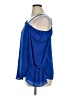 Torrid 100% Polyester Blue 3/4 Sleeve Blouse Size 1X Plus (1) - photo 5