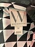Worthington 100% Polyester Houndstooth Black 3/4 Sleeve Blouse Size 1X - photo 7