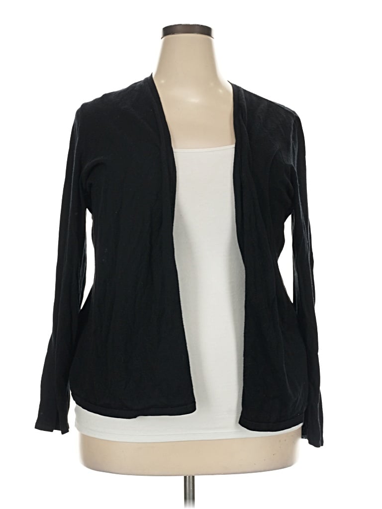 Pre-owned Maurices Cardigan Sweater In Black