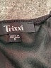 Trixxi 100% Rayon Solid Black Romper Size S - photo 4