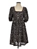 Moon River Animal Print Black Casual Dress Size S - photo 1