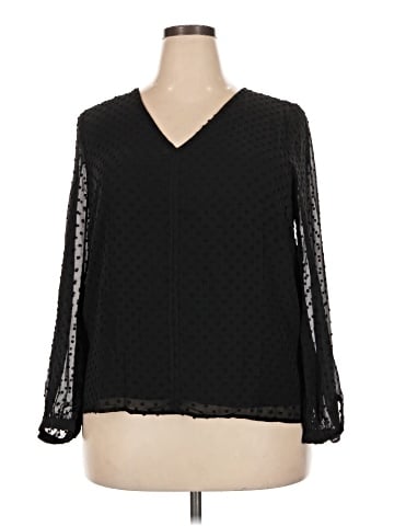 J.Crew Factory Store Long Sleeve Blouse (view 1)