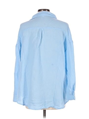 Shade & Shore 3/4 Sleeve Button-Down Shirt (view 2)
