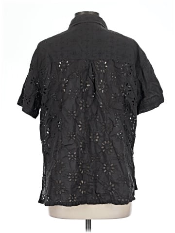American Eagle Outfitters Short Sleeve Blouse (view 2)