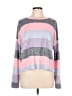 Chance or Fate Color Block Pink Pullover Sweater Size L - photo 1