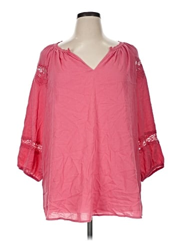 Torrid 3/4 Sleeve Blouse (view 1)