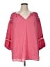 Torrid Pink 3/4 Sleeve Blouse Size 1X Plus (1) - photo 1