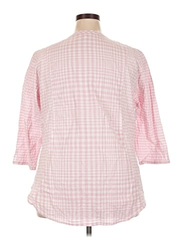 Habitat 3/4 Sleeve Button-Down Shirt (view 2)