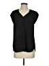 Daniel Rainn 100% Polyester Black Short Sleeve Blouse Size S - photo 1