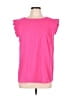 Staccato 100% Polyester Pink Short Sleeve Top Size L - photo 1
