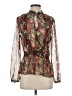 Zara Basic Brown Long Sleeve Blouse Size S - photo 1