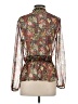 Zara Basic Brown Long Sleeve Blouse Size S - photo 2