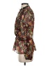 Zara Basic Brown Long Sleeve Blouse Size S - photo 5