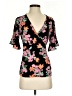 Ann Taylor Black Short Sleeve Blouse Size S (petite) - photo 1