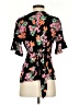 Ann Taylor Black Short Sleeve Blouse Size S (petite) - photo 2