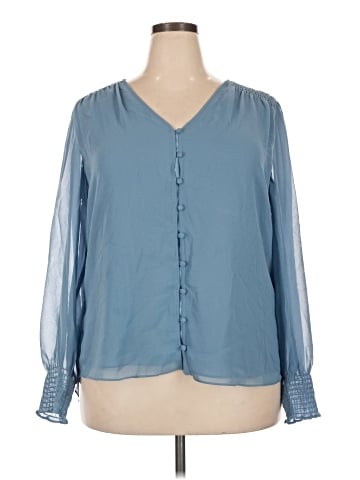1.State 3/4 Sleeve Blouse (view 1)