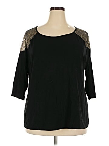 INC International Concepts 3/4 Sleeve Top (view 1)