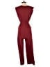 Max Studio Solid Burgundy Brown Jumpsuit Size S - photo 2