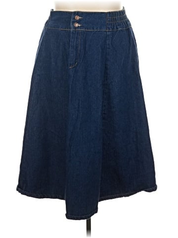 Unbranded Denim Skirt (view 1)