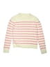 Crewcuts Outlet Stripes Pink Ivory Pullover Sweater Size 15 - 16 - photo 1