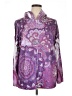 Fashion Bug 100% Polyester Paisley Purple Kimono Size 1X - photo 1