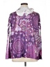 Fashion Bug 100% Polyester Paisley Purple Kimono Size 1X - photo 2