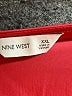 Nine West 100% Polyester Red Short Sleeve Blouse Size XXL - photo 7