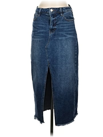 Celebrity Pink Denim Skirt (view 1)