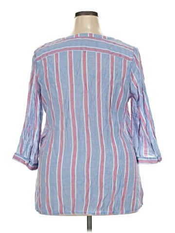Avenue 3/4 Sleeve Button-Down Shirt (view 2)