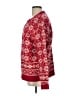 Casual Corner 100% Lambswool Red Wool Cardigan Size L - photo 5