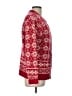 Casual Corner 100% Lambswool Red Wool Cardigan Size L - photo 4
