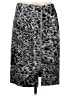 Talbots 100% Polyester Animal Print Gray Casual Skirt Size 8 - photo 1
