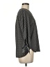 MICHAEL Michael Kors Polka Dots Gray 3/4 Sleeve Blouse Size M - photo 4