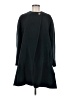 Giorgio Armani Solid Black Coat Size 6 - photo 1