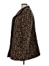 Talbots Animal Print Brown Wool Coat Size 12 Petite - photo 5