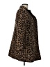 Talbots Animal Print Brown Wool Coat Size 12 Petite - photo 4