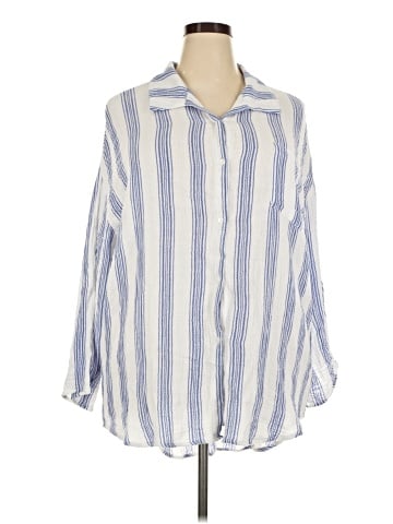 Coastal Comfort Long Sleeve Button-Down Shirt (view 1)