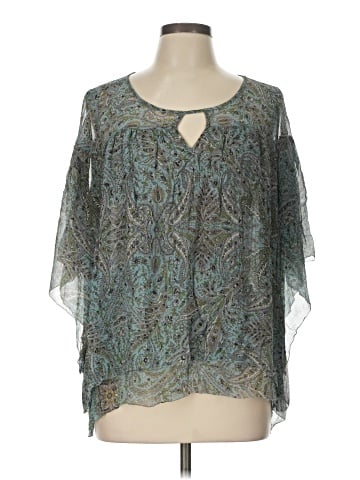 Calypso St. Barth 3/4 Sleeve Blouse (view 1)